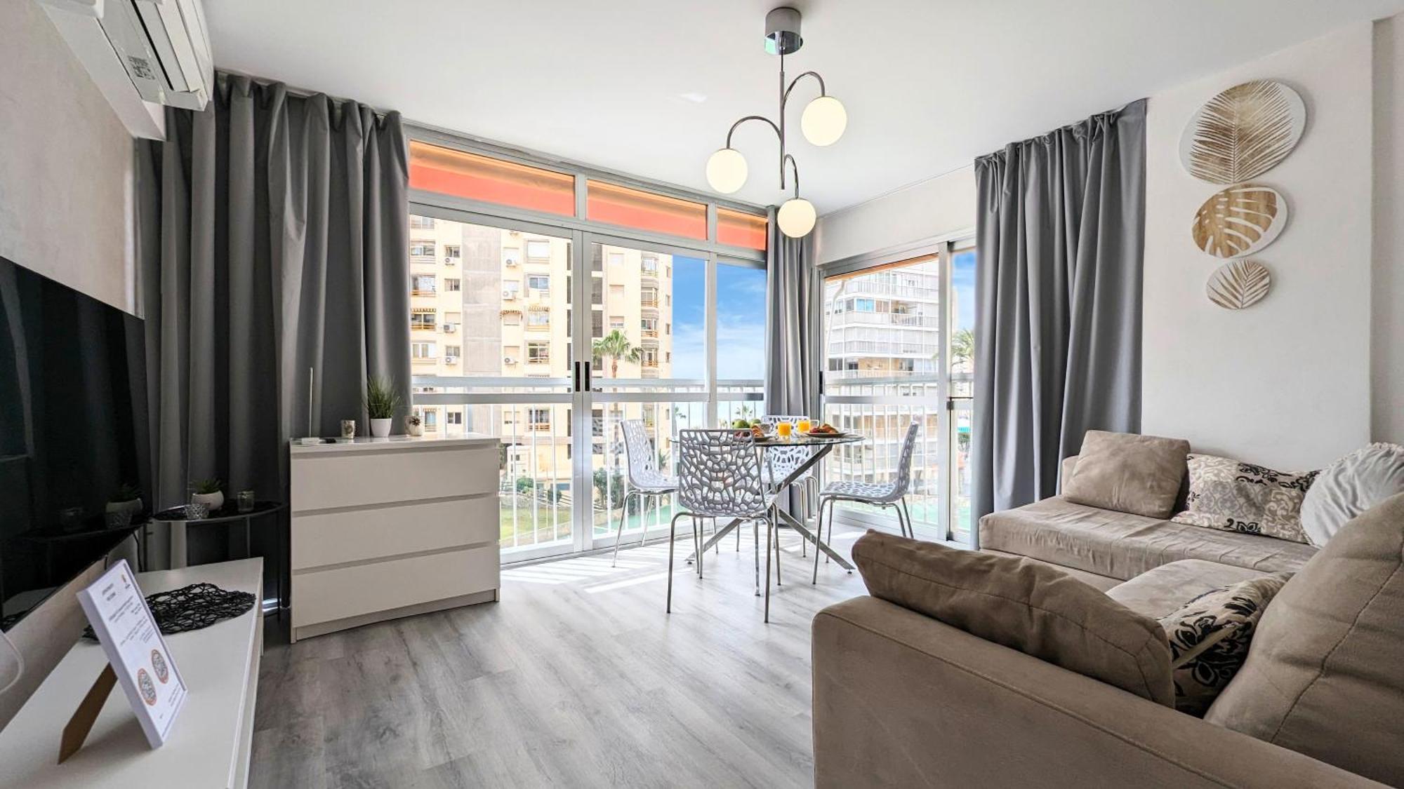 בנידורם Carabelas Levante Beach Apartment מראה חיצוני תמונה